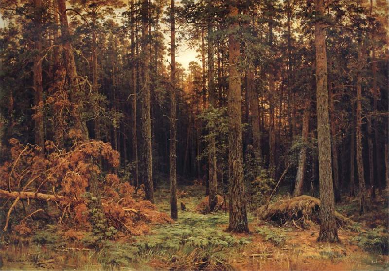 Ivan Shishkin Pine tree Sweden oil painting art